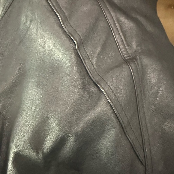 Wilson’s Black Leather Jacket, Sz L - Picture 11 of 11